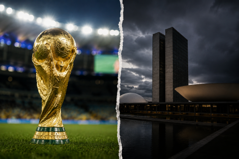 Entre Gols e Gabinetes: o que o Brasil deixa de ver enquanto assiste à Copa.